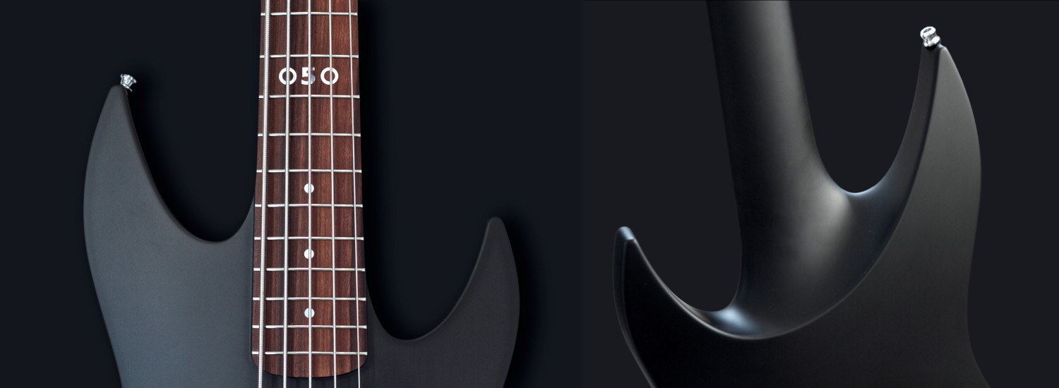 aristides bass 050 front and back black