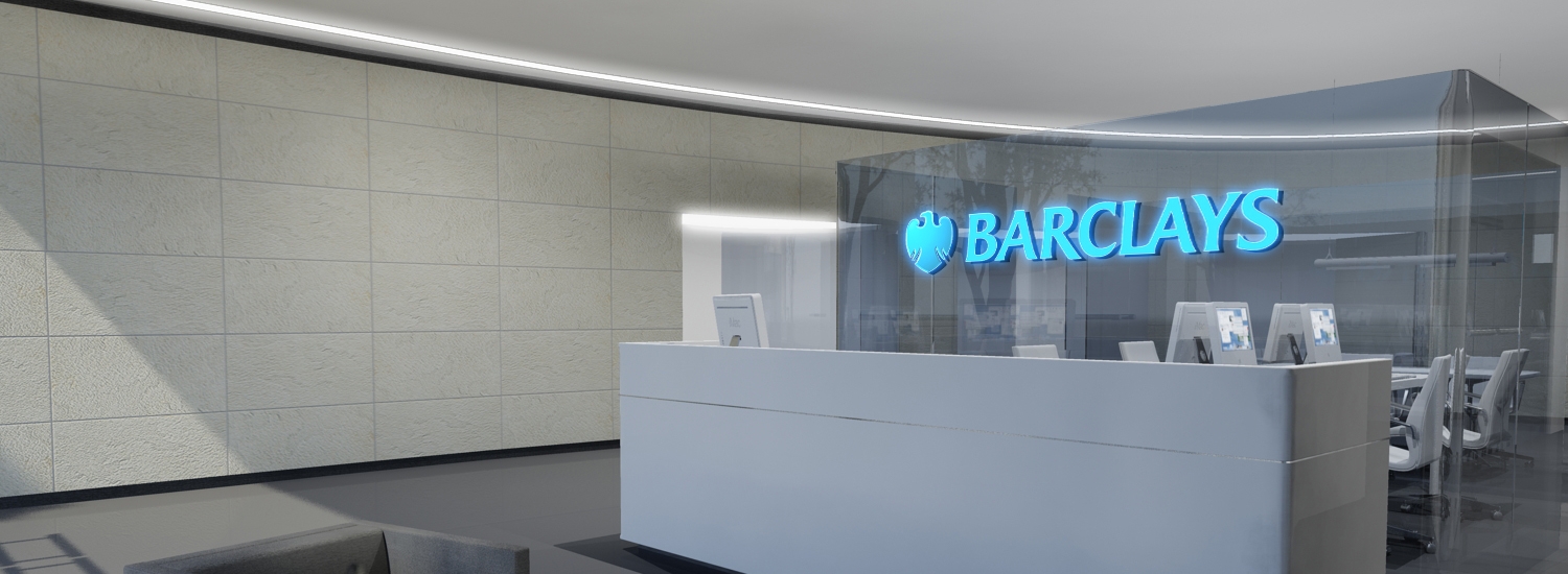 Barclays bankshop interior design