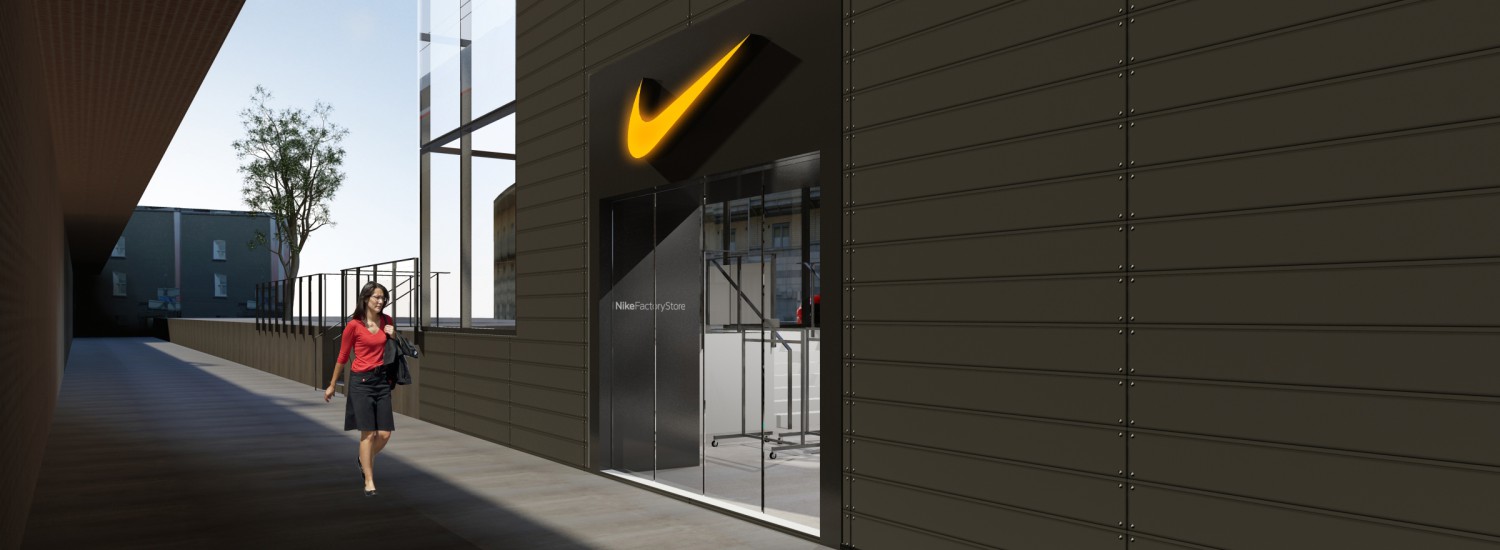 nike london factory winkel zij ingang